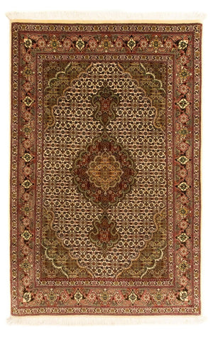 Dywan perski - Tabriz - Królewski - 124 x 83 cm - beżowy