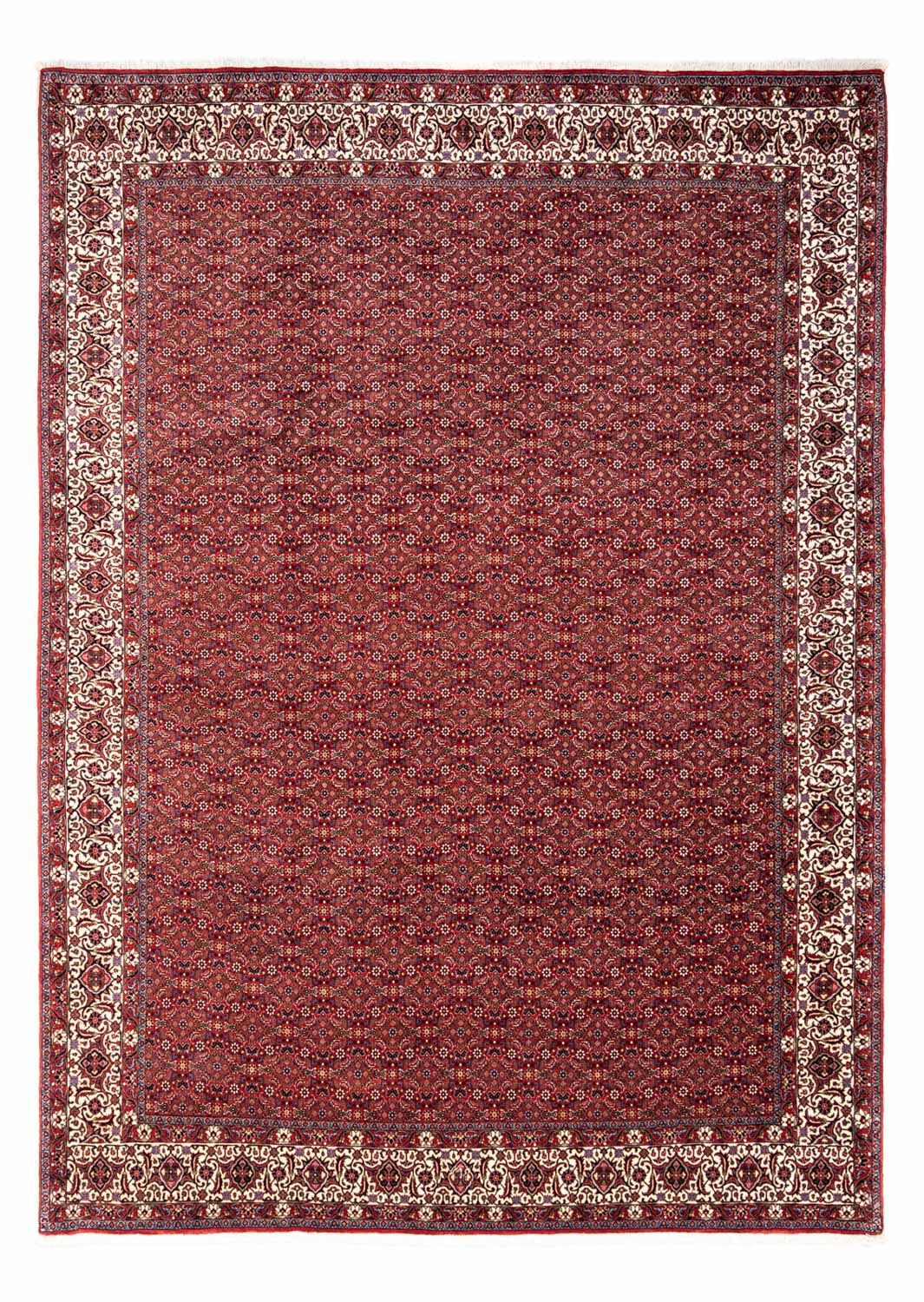 Perski dywan - Bijar - Royal - 340 x 252 cm - czerwony
