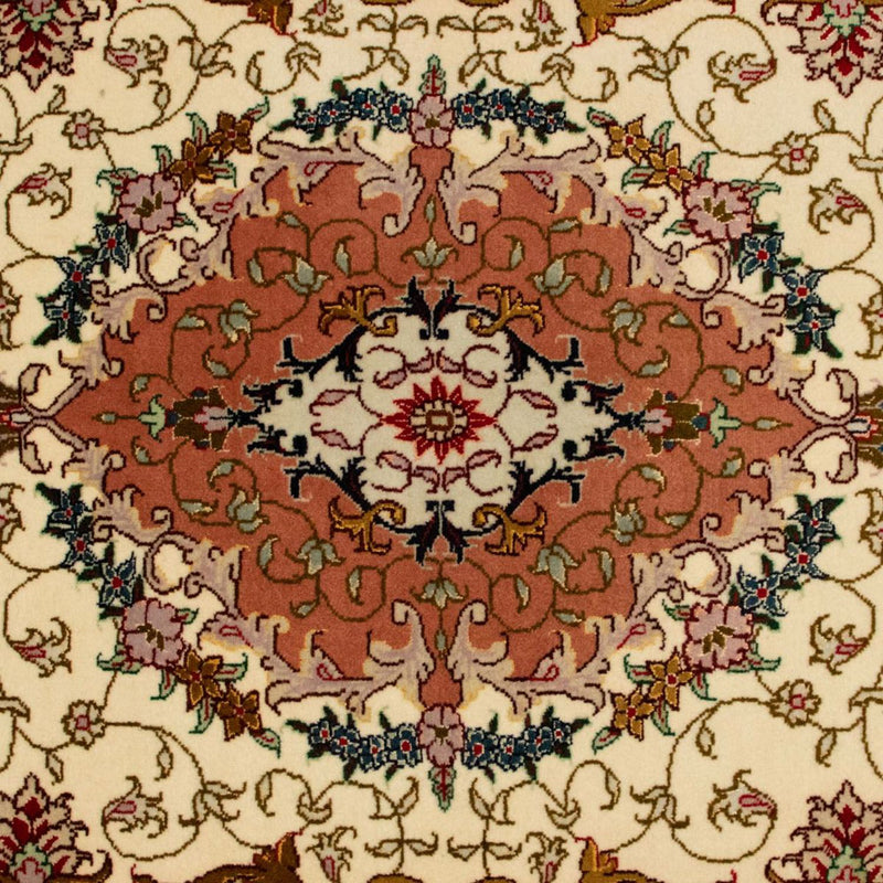 Dywan perski - Tabriz - Królewski - 153 x 103 cm - beżowy
