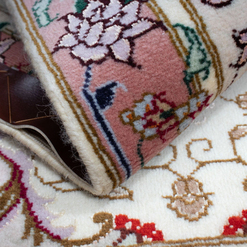 Dywan perski - Tabriz - Królewski - 94 x 61 cm - beżowy