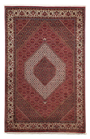 Dywan perski - Bijar - 302 x 203 cm - ciemna czerwień