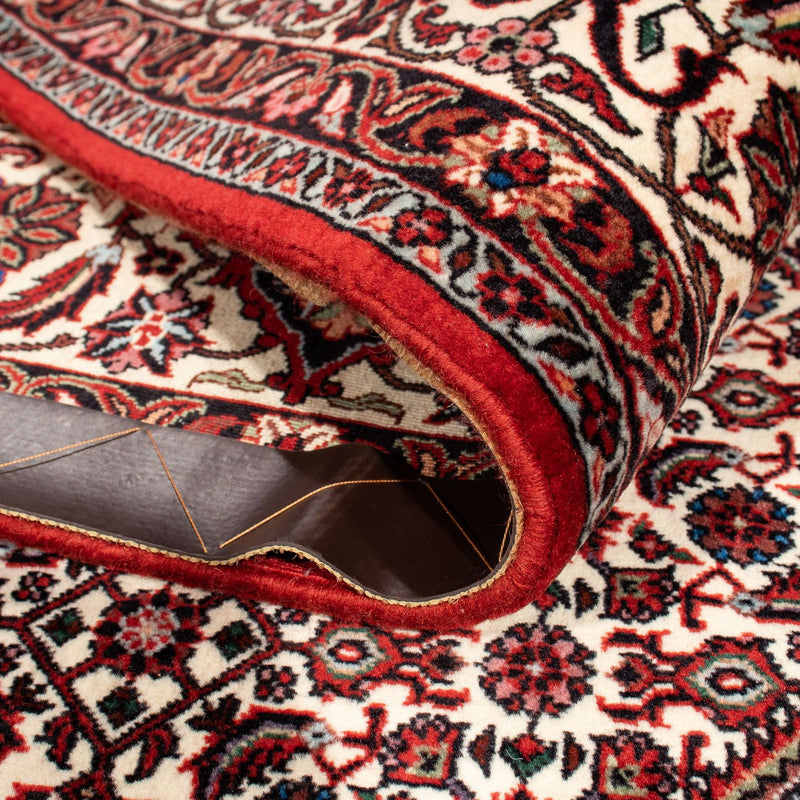 Dywan perski - Bijar - 302 x 203 cm - ciemna czerwień