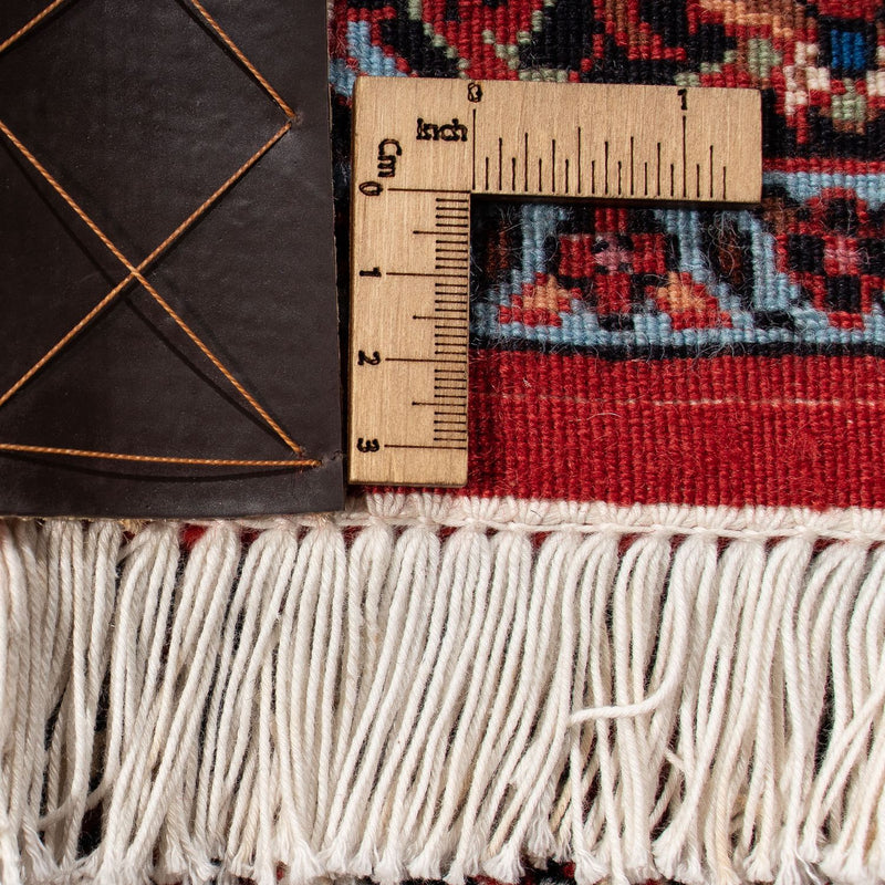 Dywan perski - Bijar - 302 x 203 cm - ciemna czerwień