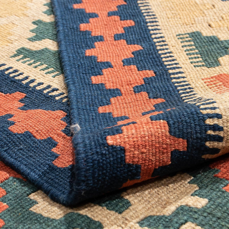 Dywan Kelim - Orientalny - 200 x 154 cm - brązowy