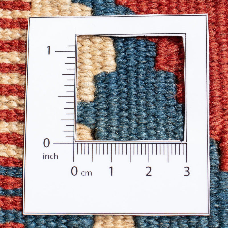 Dywan Kelim - Orientalny - 209 x 154 cm - ciemna czerwień