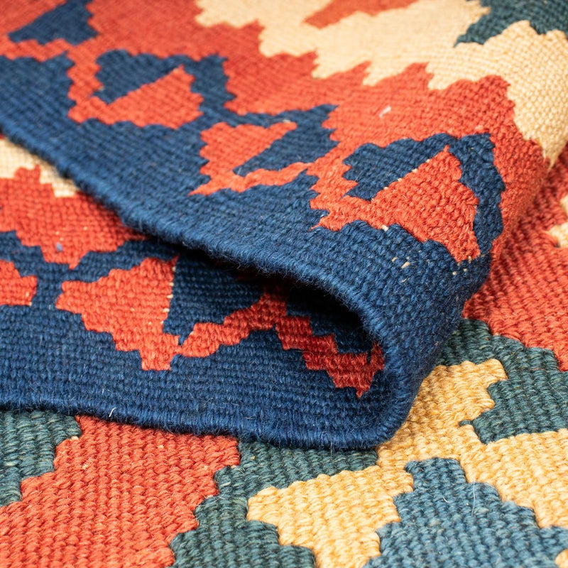 Dywan Kelim - Orientalny - 221 x 152 cm - wielokolorowy