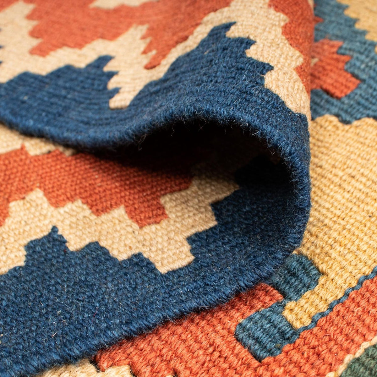 Dywan Kelim - Orientalny - 215 x 163 cm - wielokolorowy