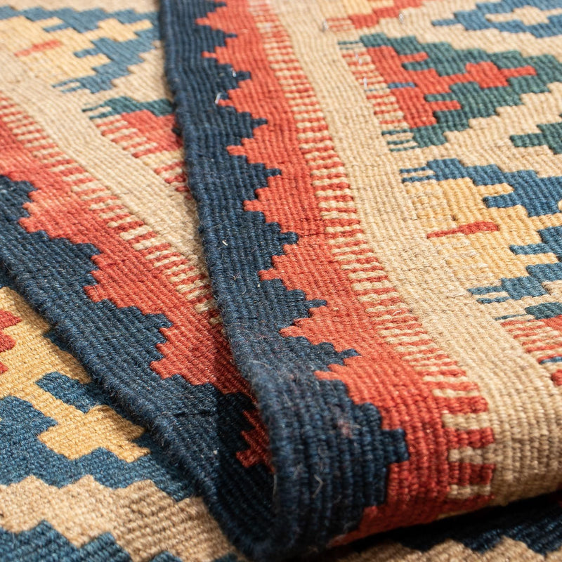 Dywan Kelim - Orientalny - 203 x 158 cm - wielokolorowy