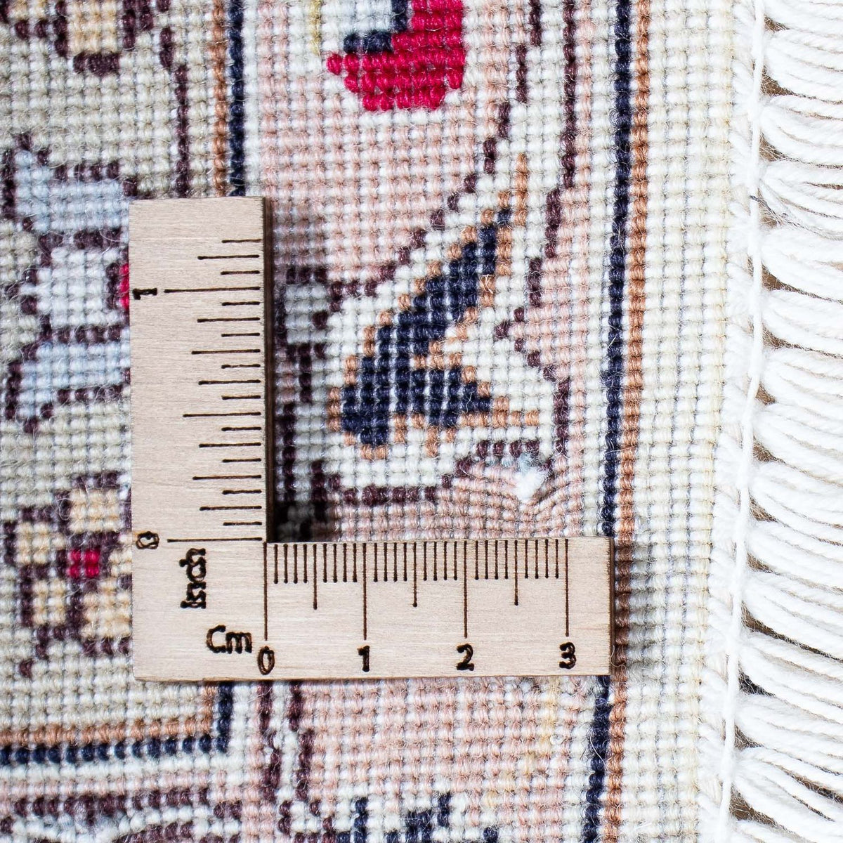 Dywan perski - Tabriz - Królewski - 203 x 151 cm - beżowy