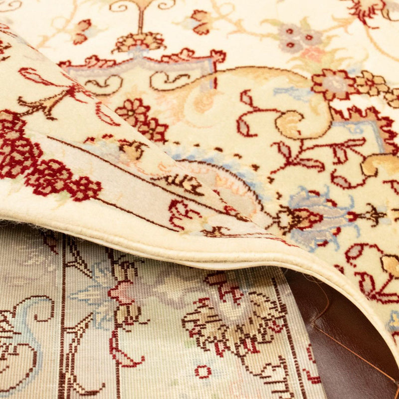 Dywan perski - Tabriz - Królewski - 157 x 102 cm - beżowy