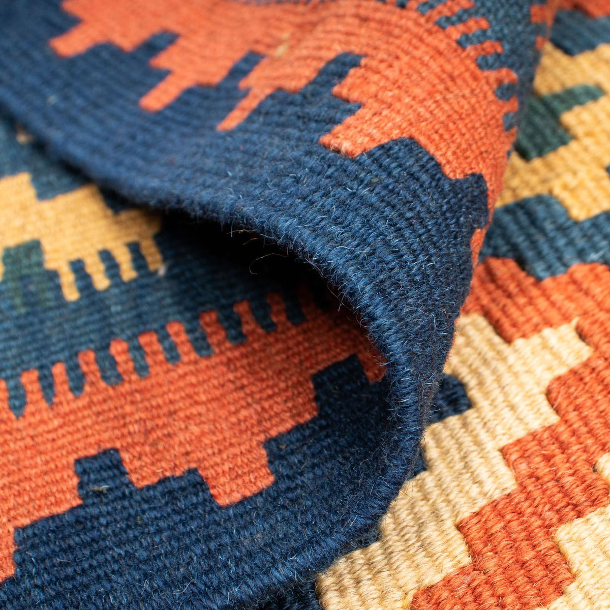 Dywan Kelim - Orientalny - 202 x 153 cm - wielokolorowy