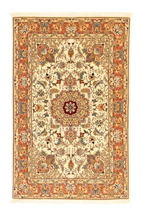 Dywan perski - Tabriz - Królewski - 154 x 103 cm - beżowy