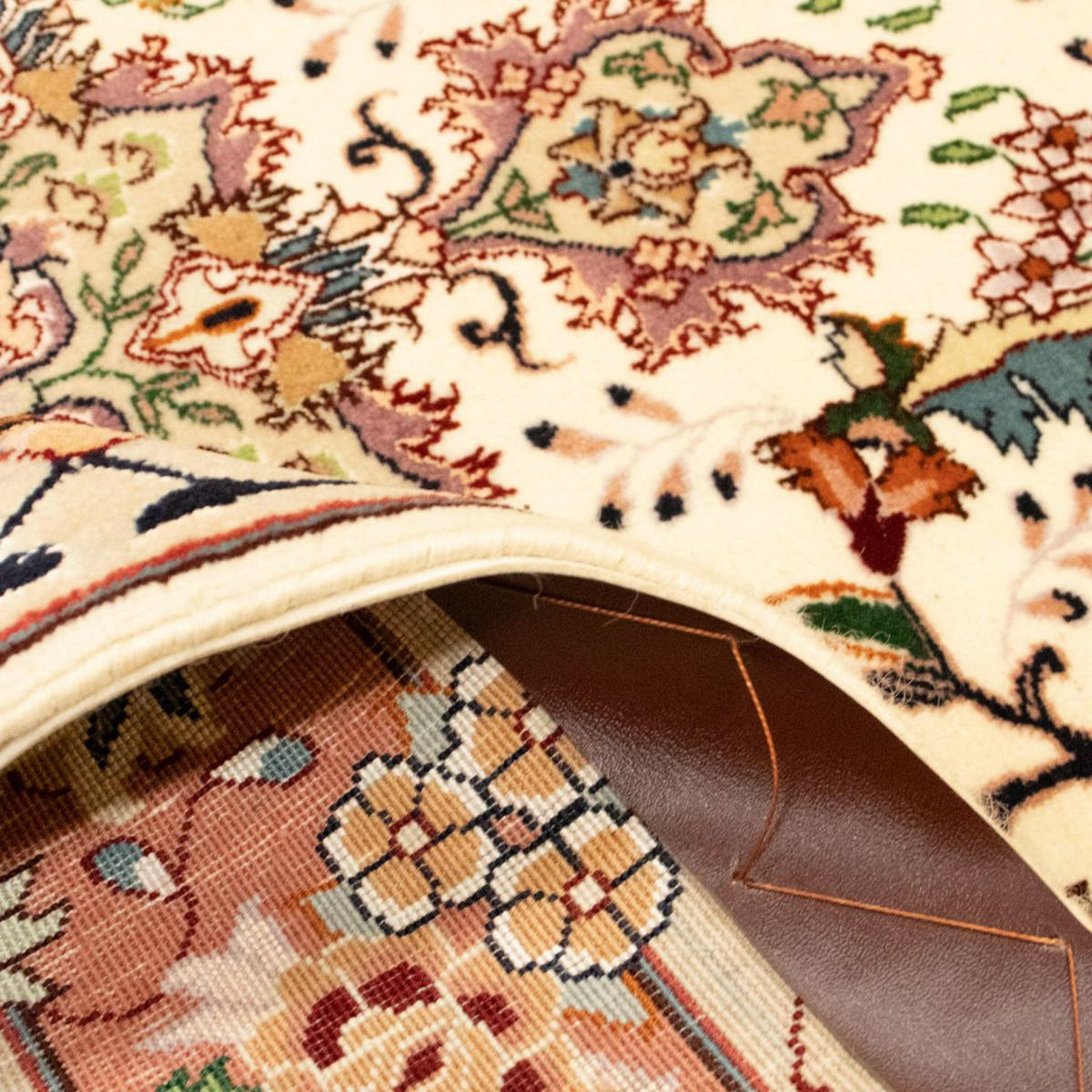 Dywan perski - Tabriz - Królewski - 154 x 103 cm - beżowy