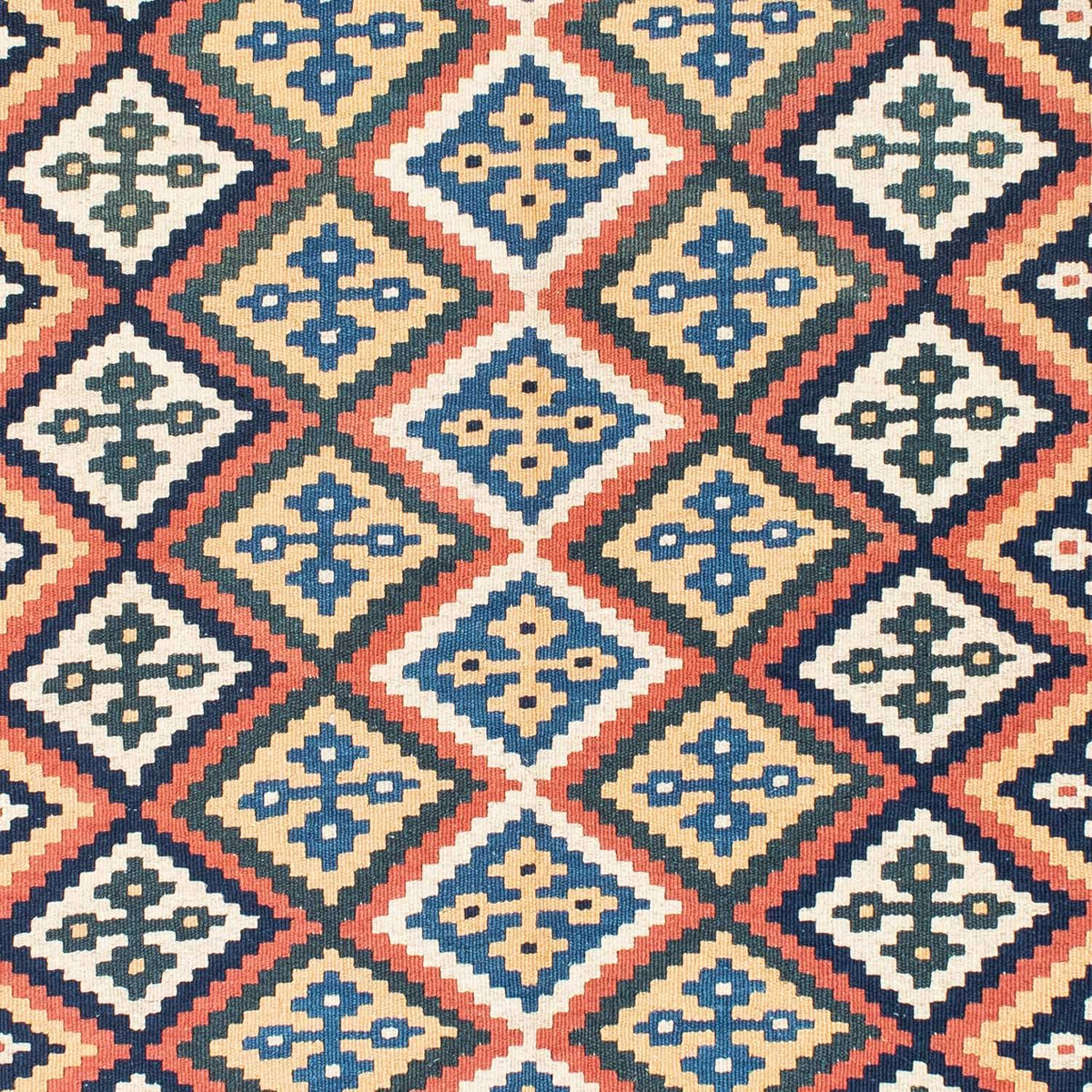 Dywan Kelim - Orientalny - 191 x 153 cm - beżowy