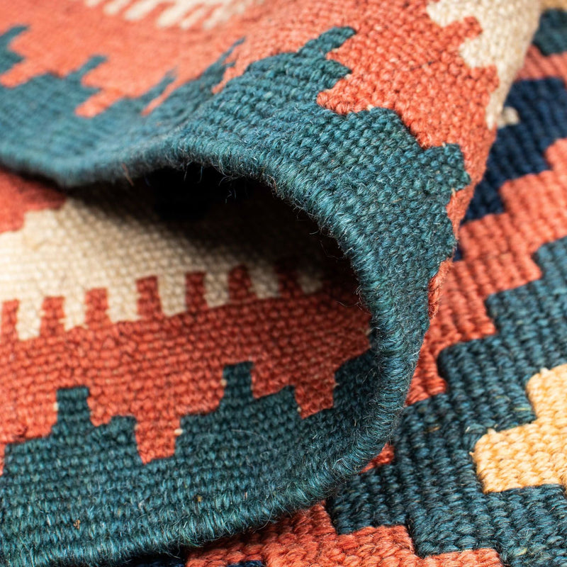 Dywan Kelim - Orientalny - 191 x 153 cm - beżowy