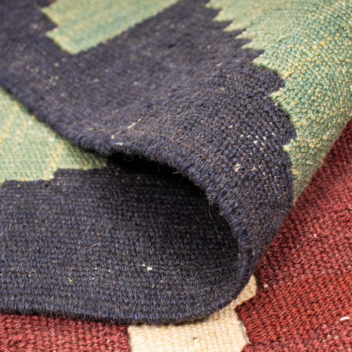 Dywan Kelim - Orientalny - 256 x 180 cm - wielokolorowy