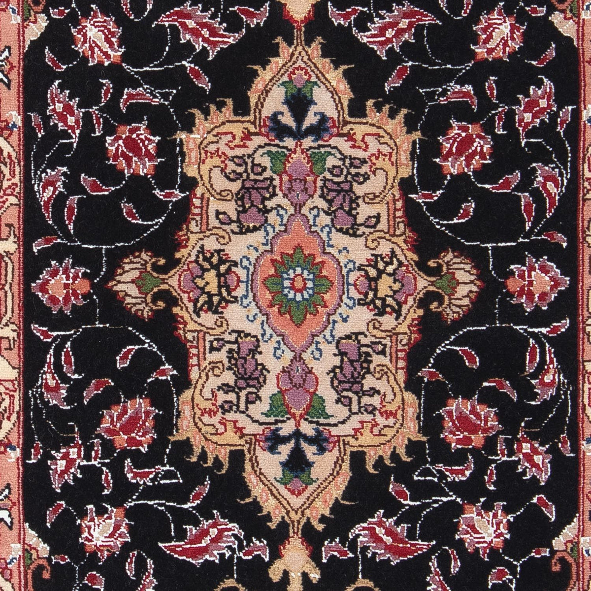 Dywan perski - Tabriz - Królewski - 91 x 61 cm - ciemnoniebieski