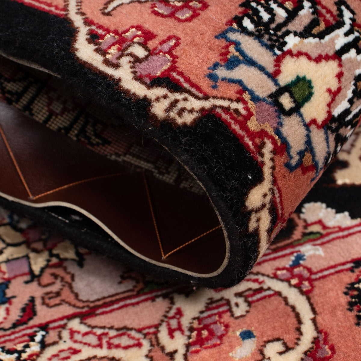 Dywan perski - Tabriz - Królewski - 91 x 61 cm - ciemnoniebieski