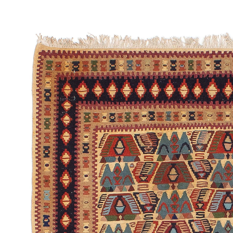 Dywan Kelim - Orientalny - 158 x 108 cm - jasnobrązowy