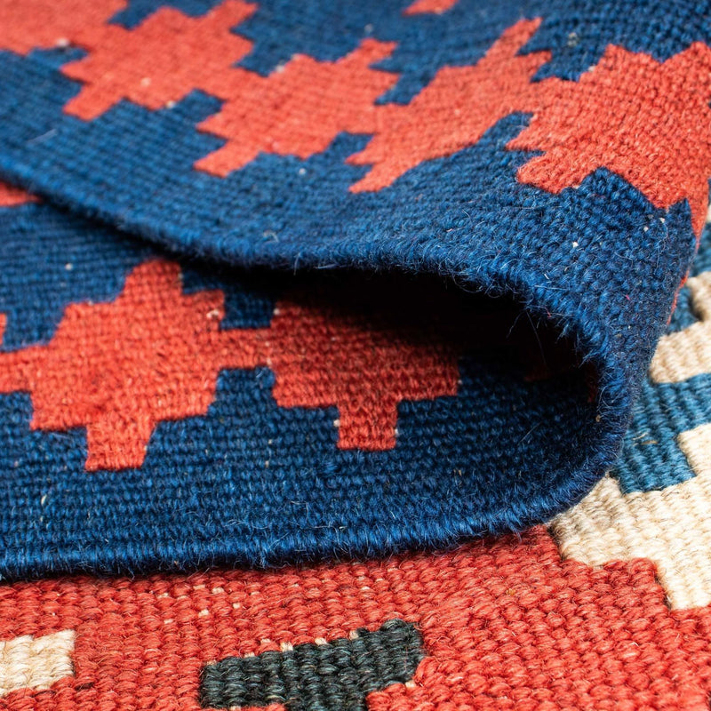 Dywan Kelim - Orientalny - 202 x 153 cm - czerwony