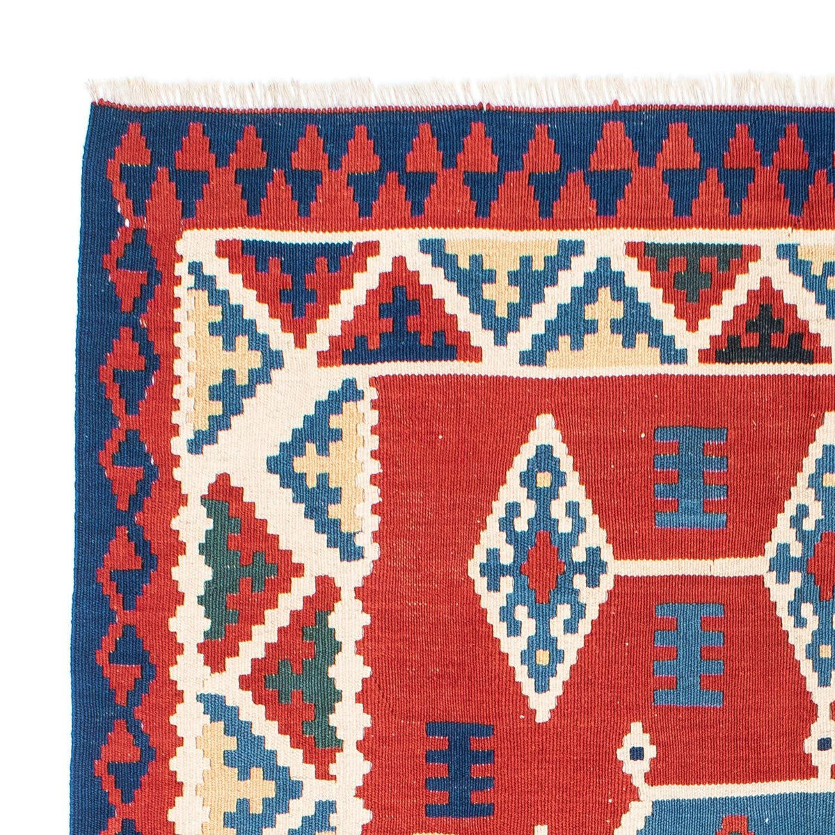 Dywan Kelim - Orientalny - 208 x 160 cm - czerwony