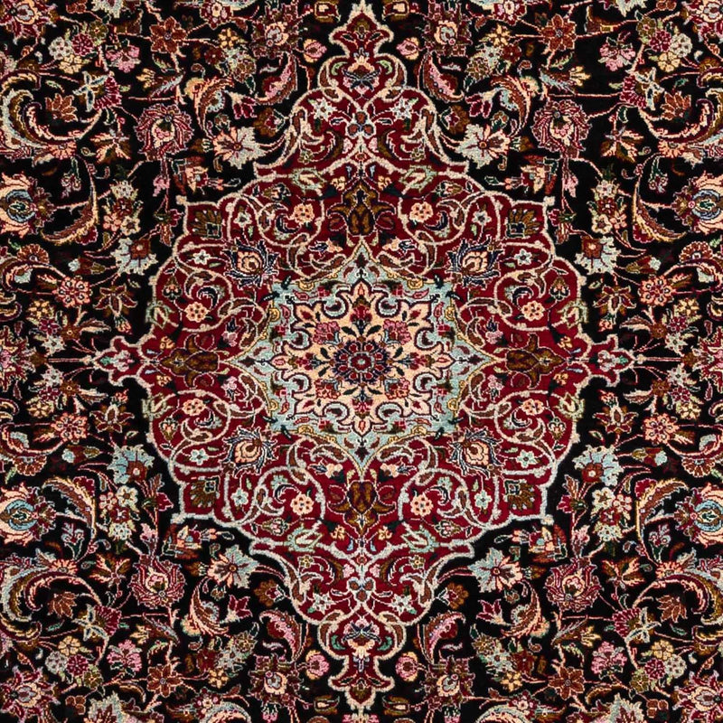 Dywan perski - Tabriz - Królewski - 311 x 205 cm - ciemnoniebieski