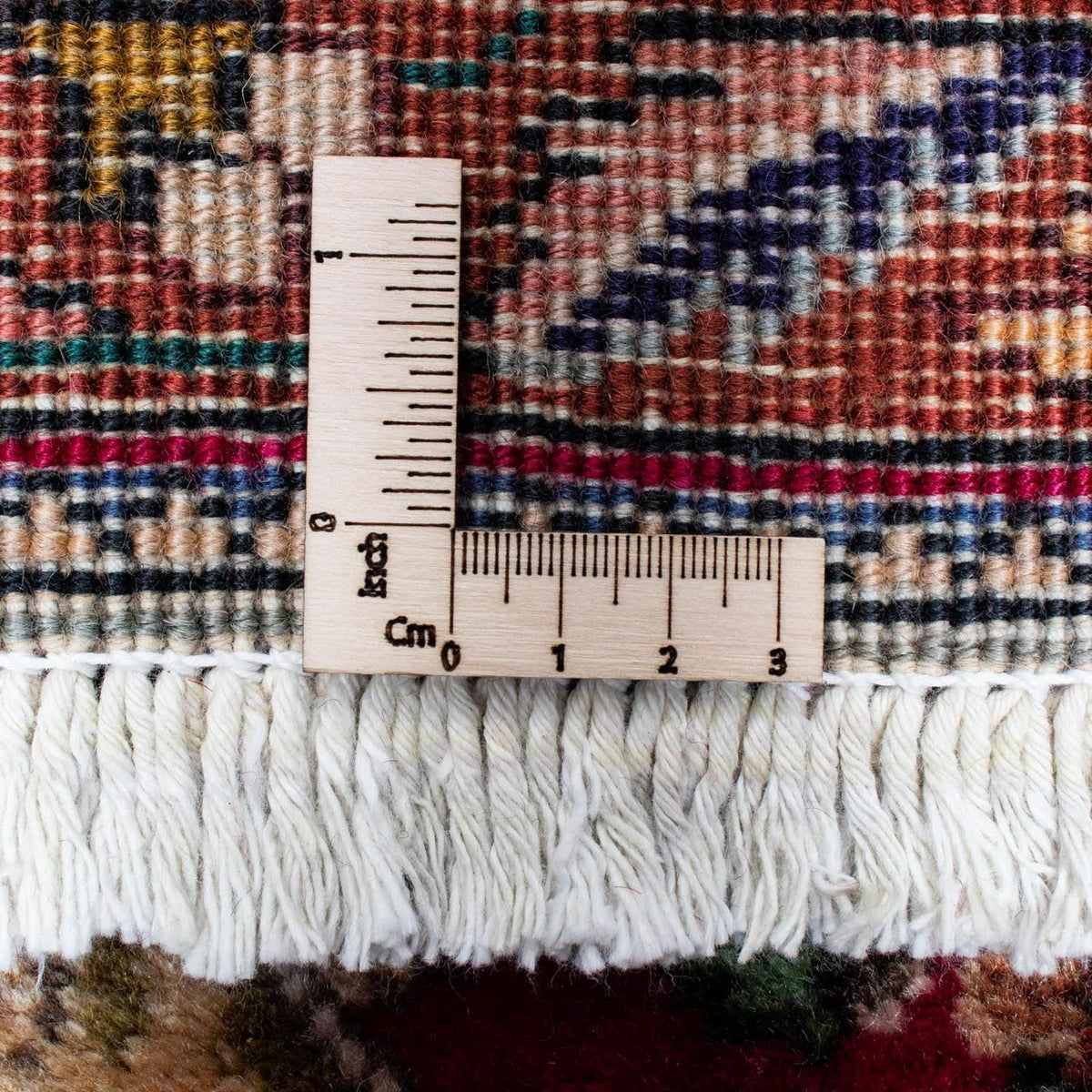 Biegacz Dywan perski - Tabriz - 385 x 90 cm - ciemna czerwień