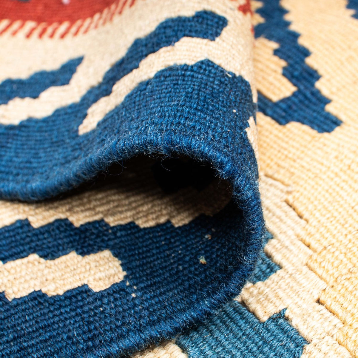 Dywan Kelim - Orientalny - 206 x 156 cm - beżowy