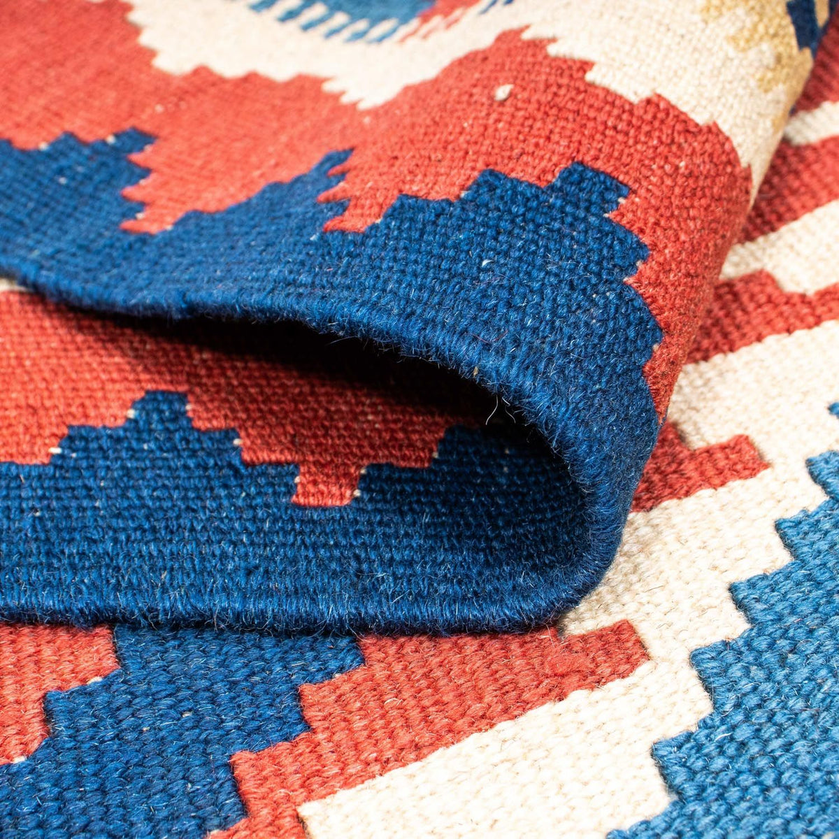 Dywan Kelim - Orientalny - 213 x 160 cm - czerwony