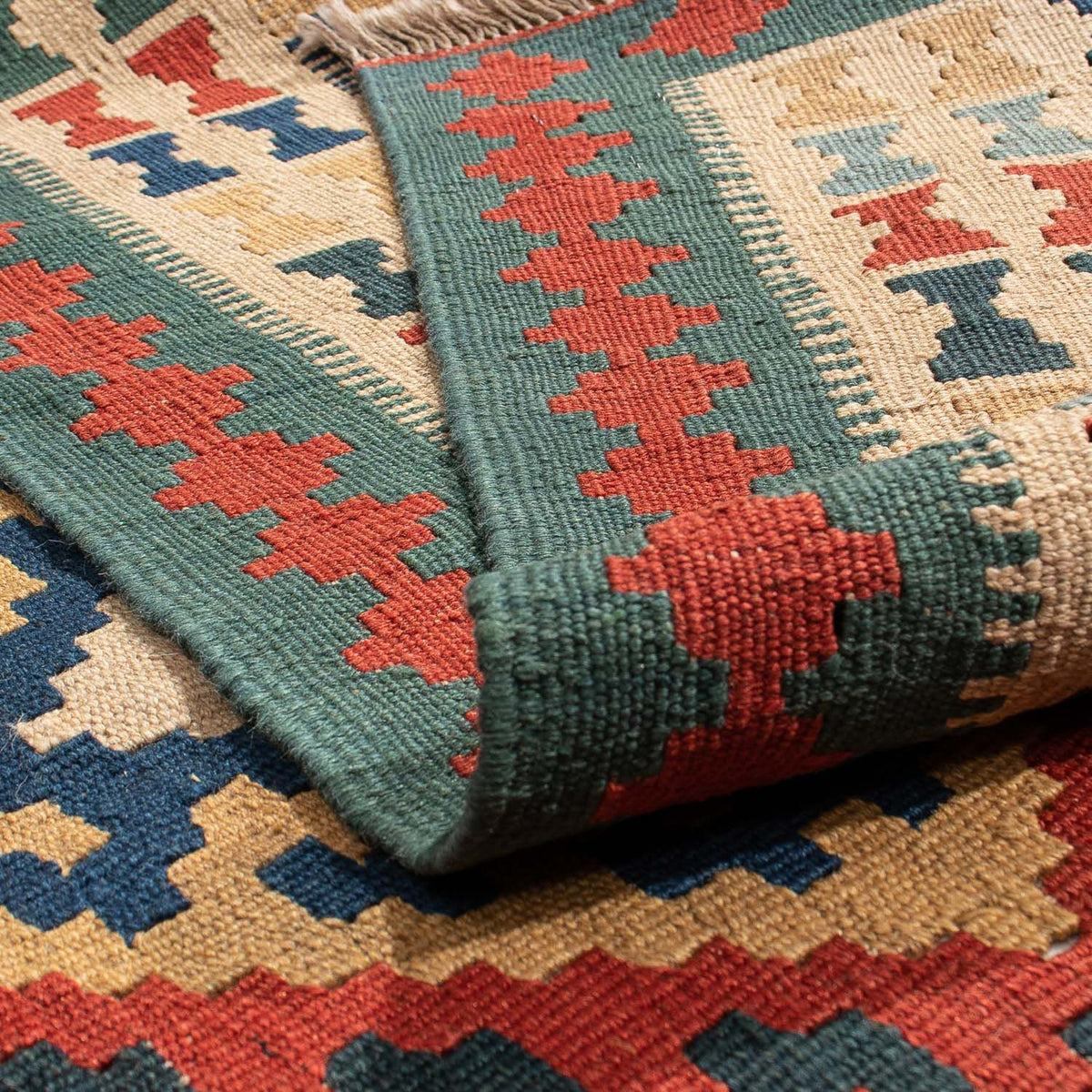 Dywan Kelim - Orientalny - 213 x 150 cm - wielokolorowy