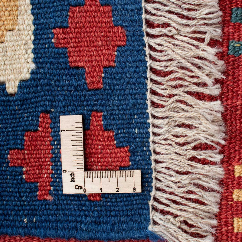 Dywan Kelim - Orientalny - 222 x 146 cm - ciemna czerwień