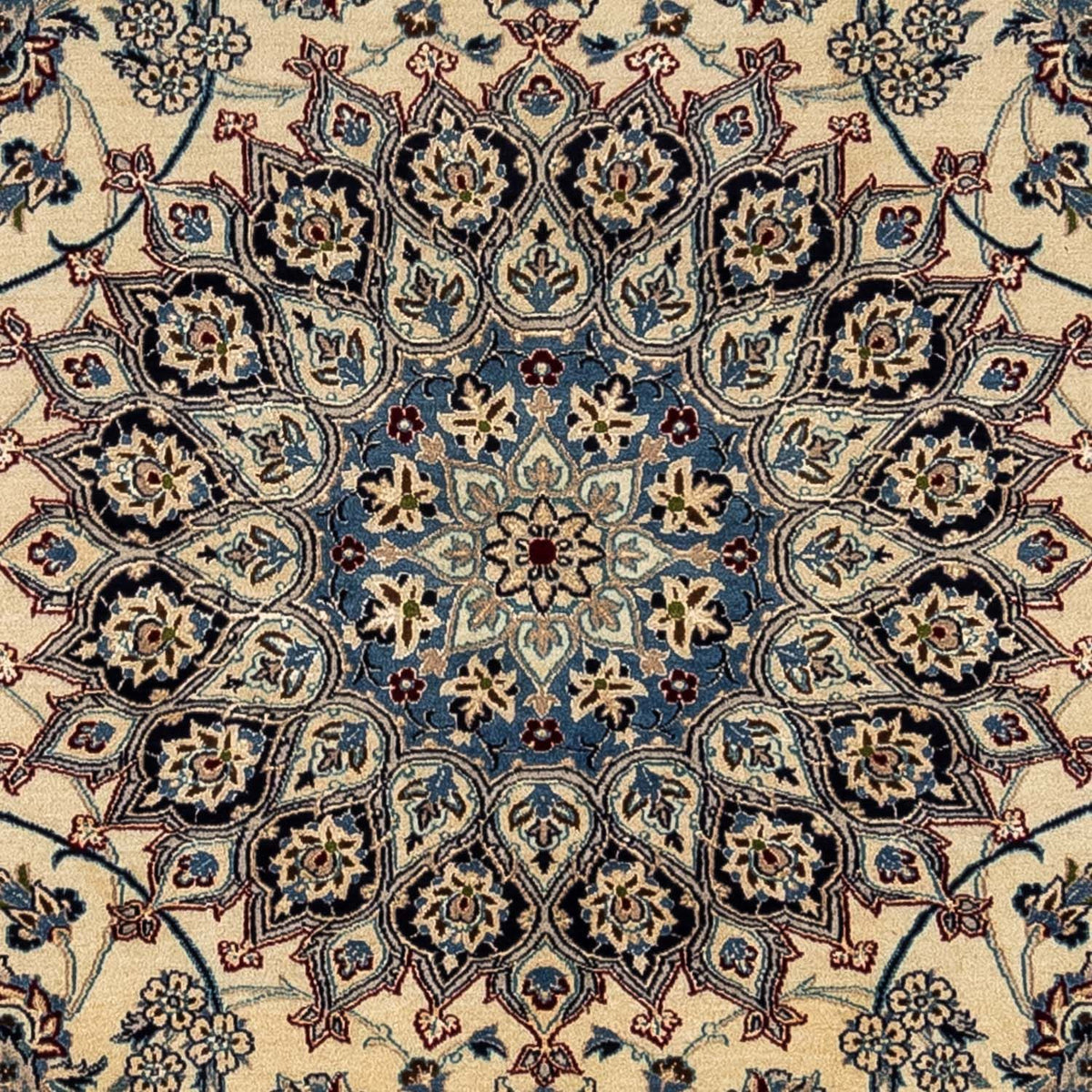 Dywan perski - Nain - Królewski - 353 x 252 cm - ciemny beż