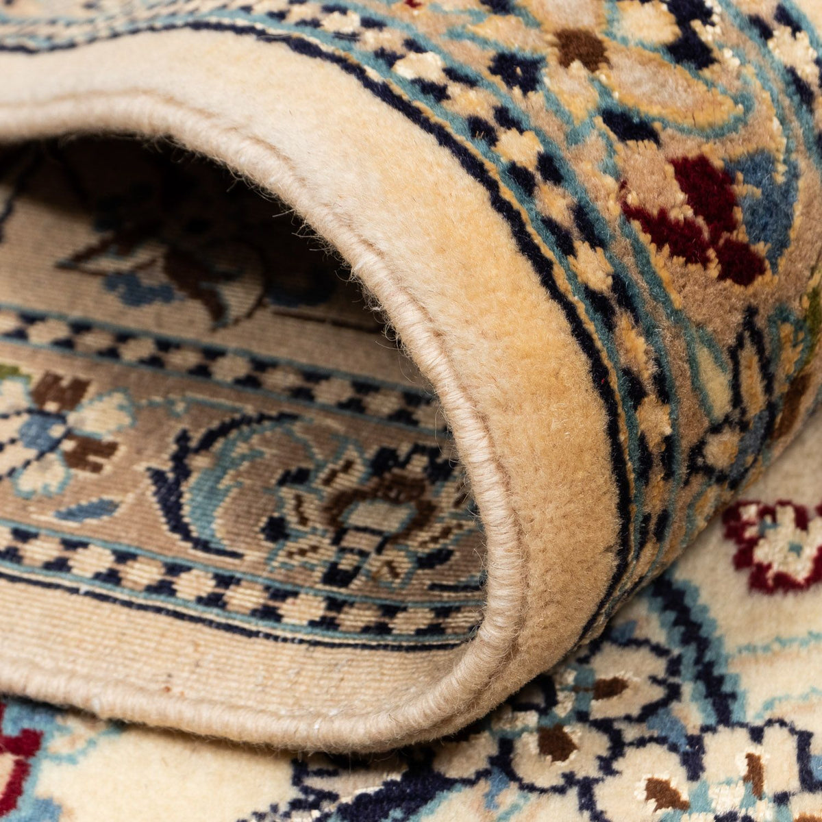 Dywan perski - Nain - Królewski - 353 x 252 cm - ciemny beż