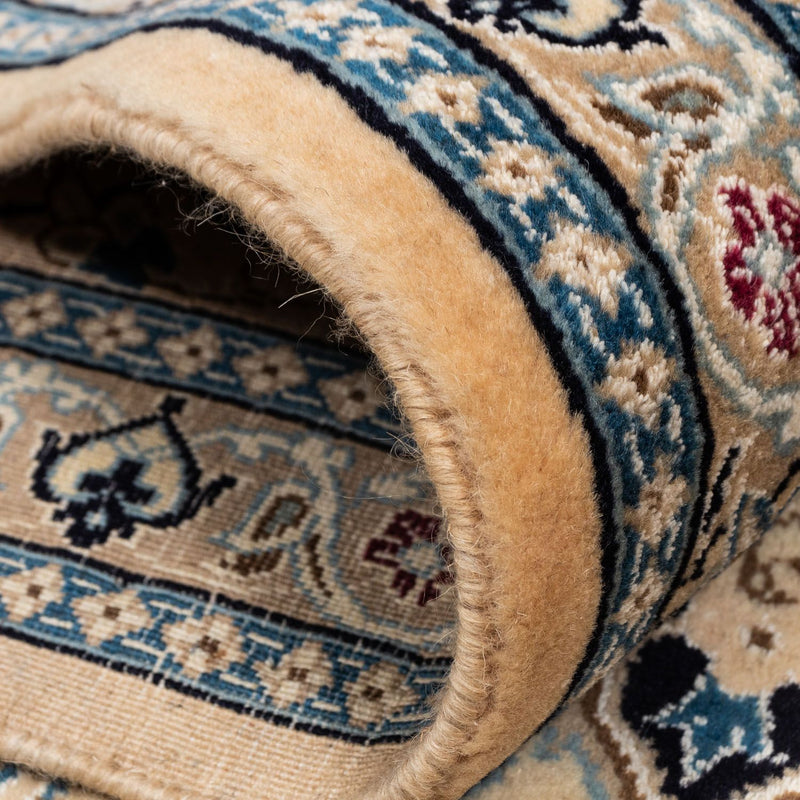 Dywan perski - Nain - Królewski - 344 x 245 cm - ciemny beż