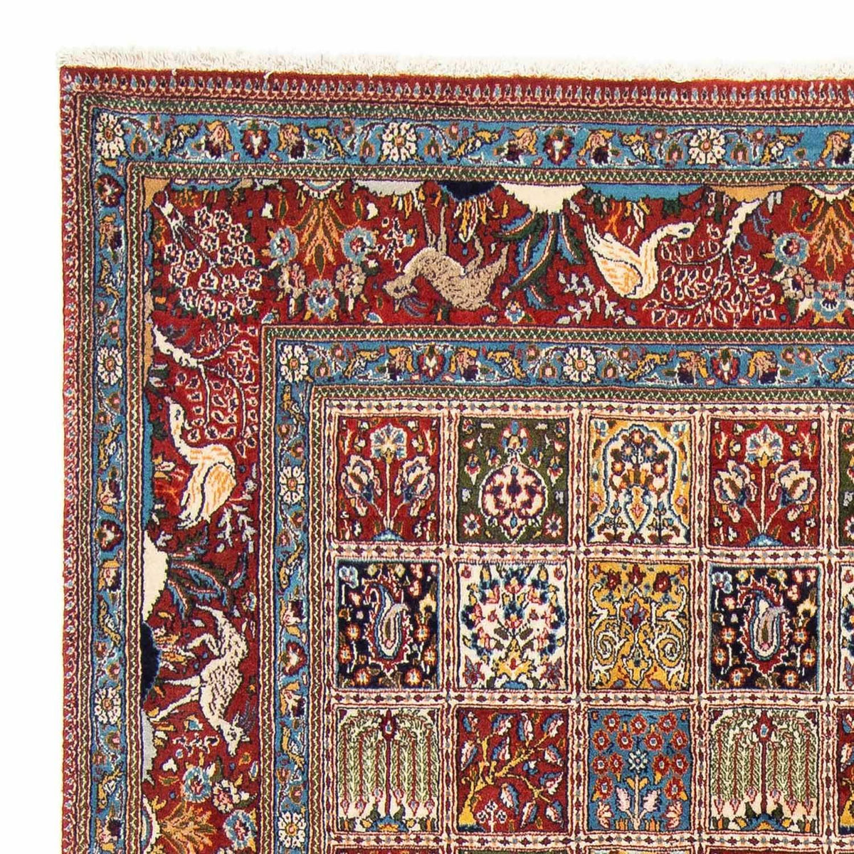 Dywan perski - Klasyczny - 298 x 198 cm - jasna czerwień