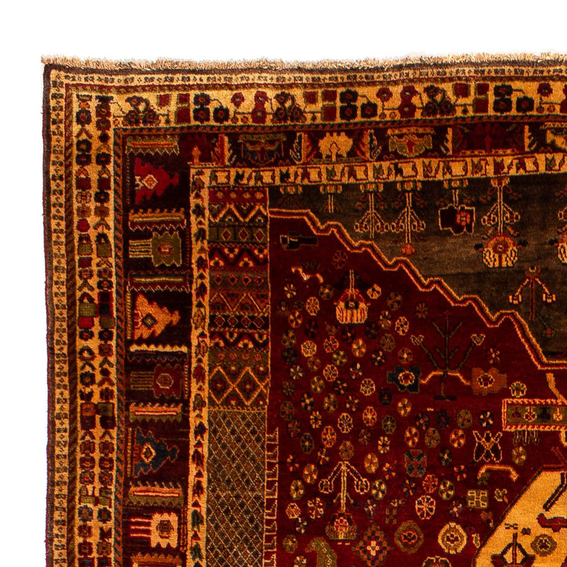 Perski dywan - Nomadyczny - 290 x 204 cm - ciemna czerwień