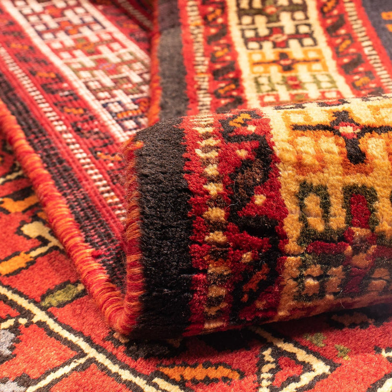 Perski dywan - Nomadyczny - 290 x 201 cm - ciemna czerwień