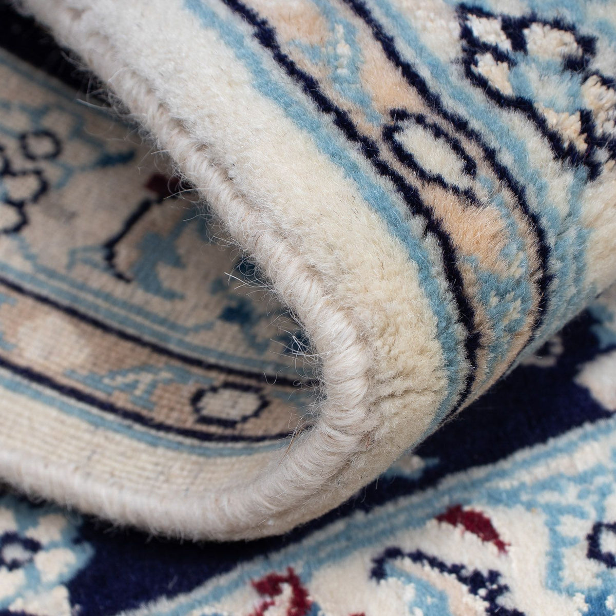 Dywan perski - Nain - Królewski - 90 x 58 cm - ciemnoniebieski