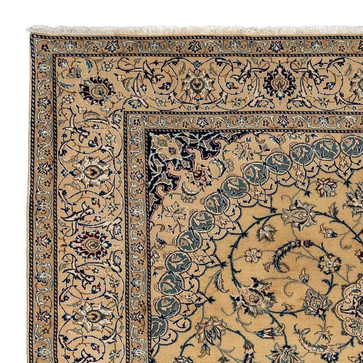 Dywan perski - Nain - Królewski - 335 x 246 cm - beżowy