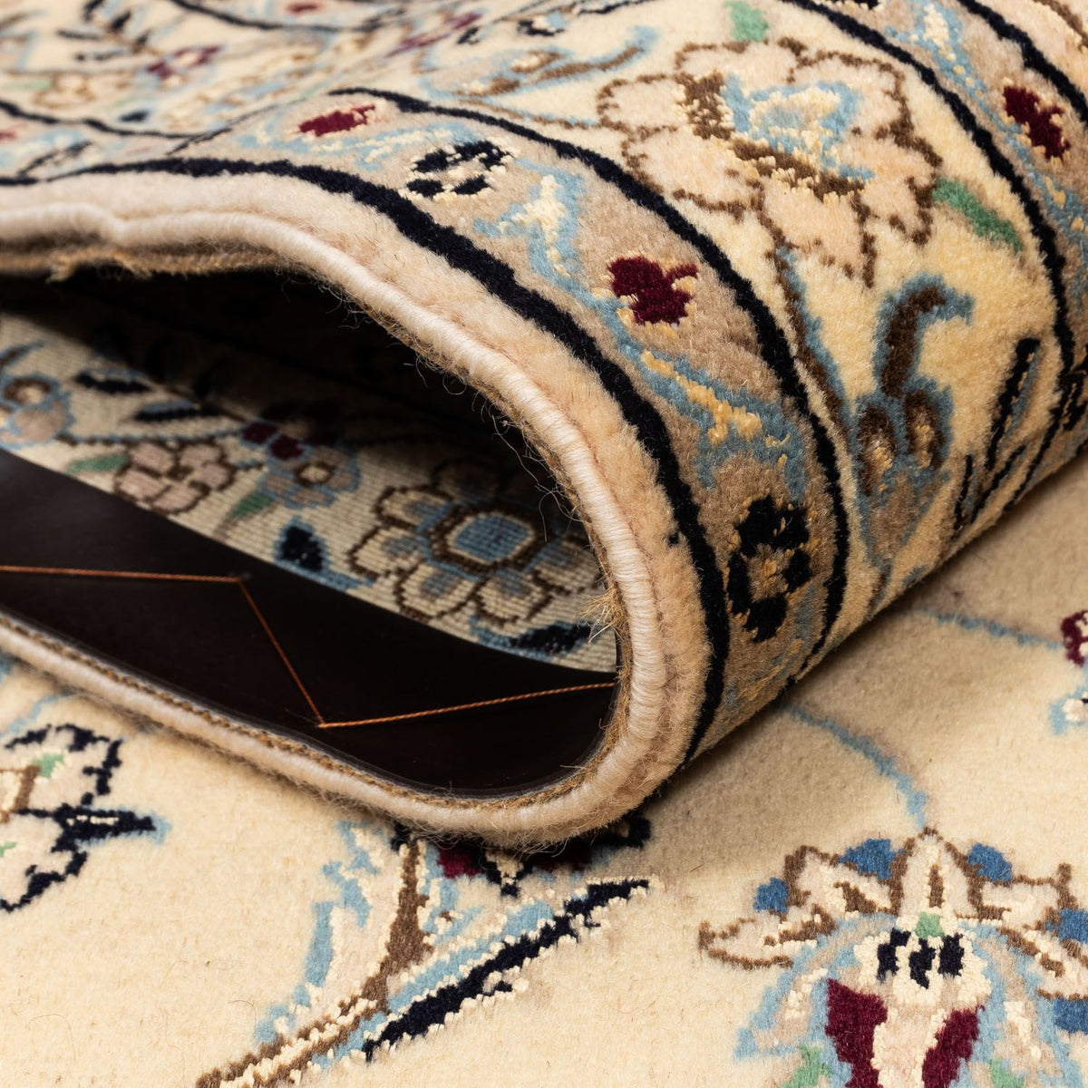 Dywan perski - Nain - Królewski - 346 x 249 cm - beżowy