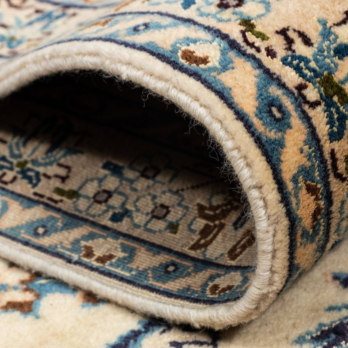 Dywan perski - Nain - Królewski - 338 x 247 cm - beżowy