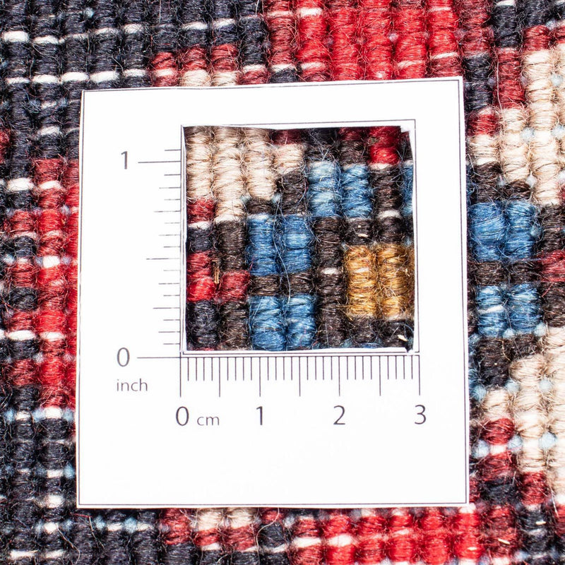 Perski dywan - Nomadyczny - 262 x 203 cm - czerwony