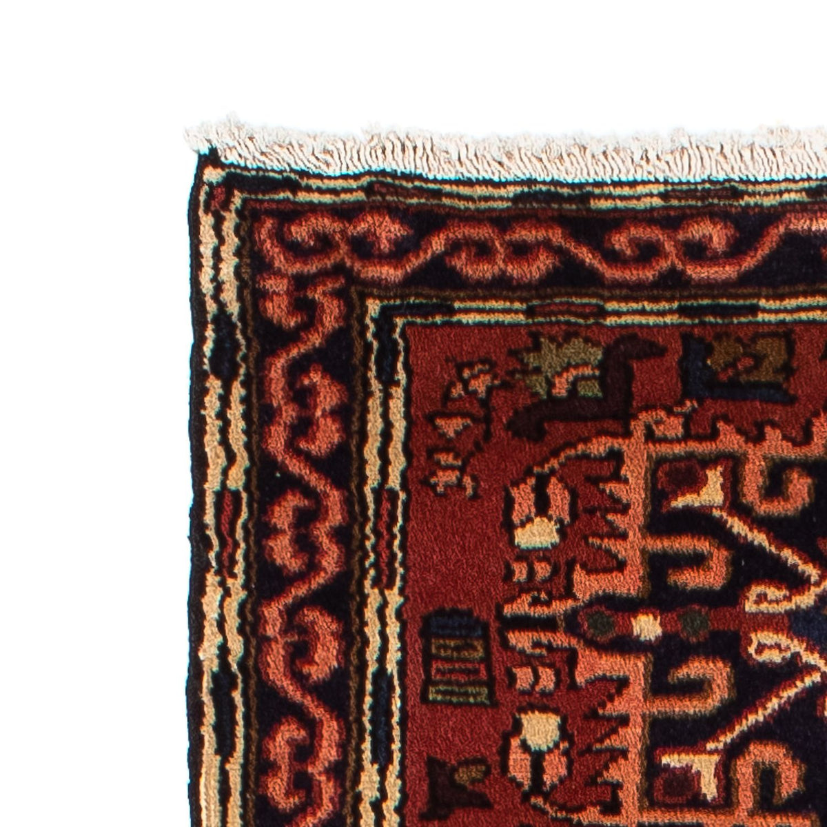 Biegacz Perski dywan - Nomadyczny - 297 x 78 cm - ciemna czerwień