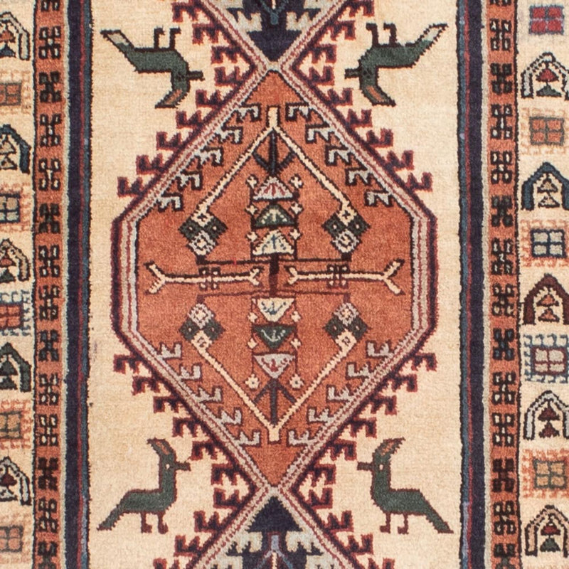 Biegacz Perski dywan - Nomadyczny - 296 x 72 cm - beżowy