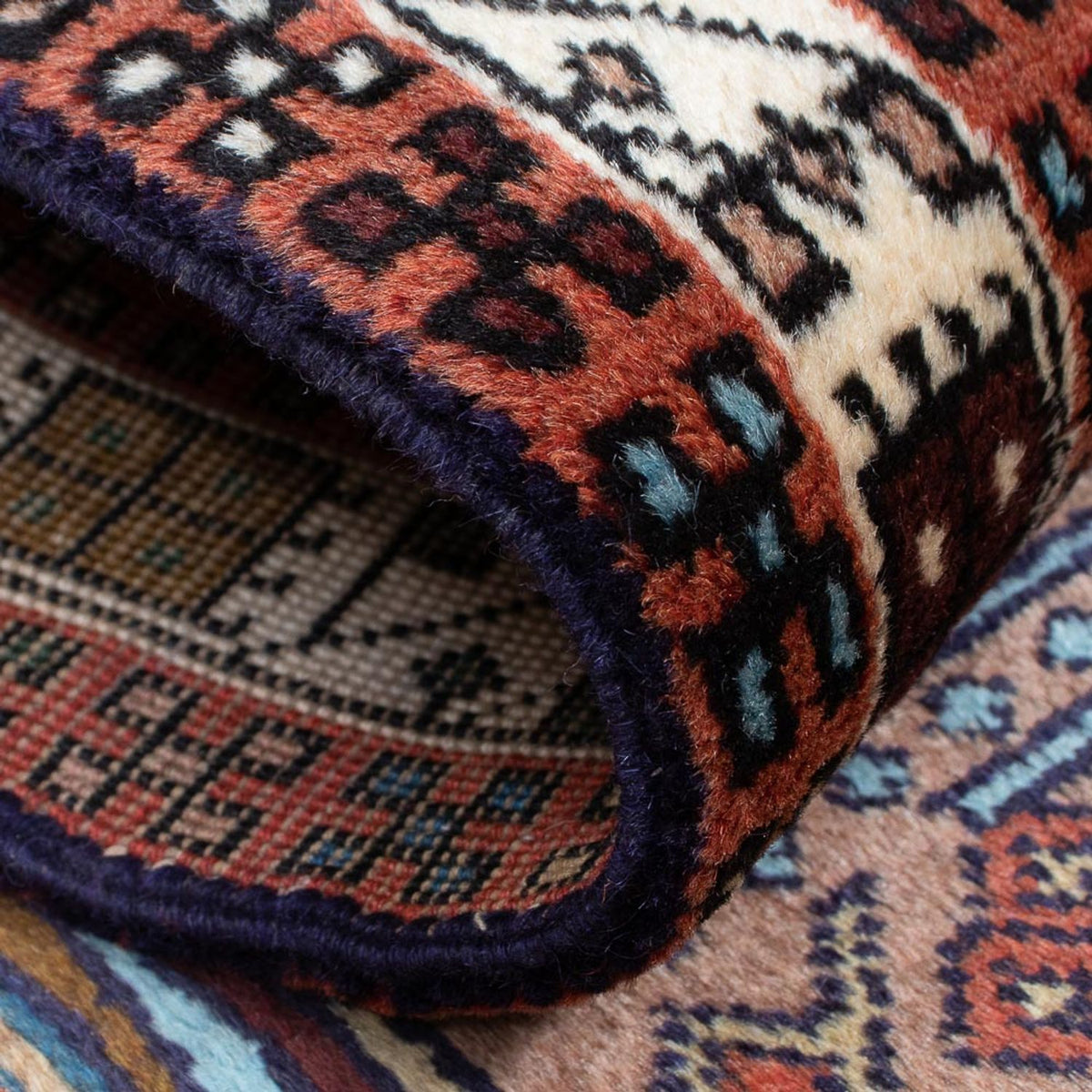 Biegacz Perski dywan - Nomadyczny - 282 x 68 cm - rdza