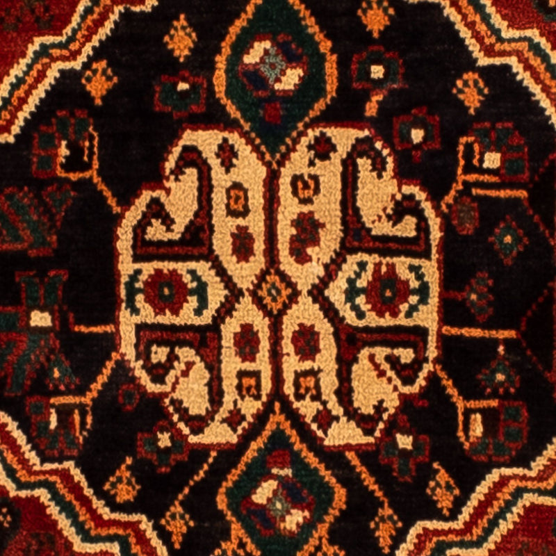 Perski dywan - Nomadyczny - 281 x 200 cm - ciemna czerwień