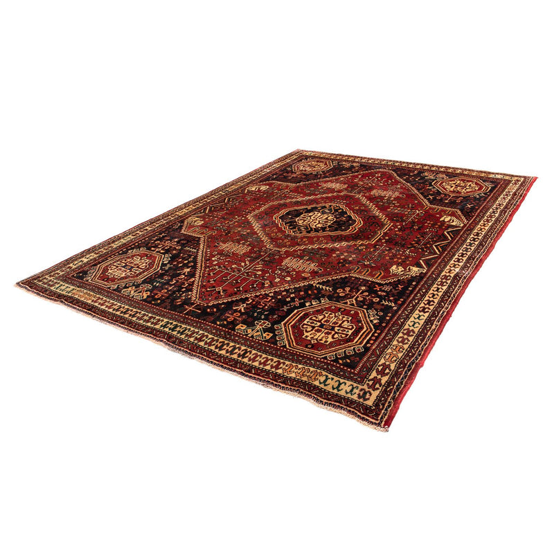 Perski dywan - Nomadyczny - 281 x 200 cm - ciemna czerwień