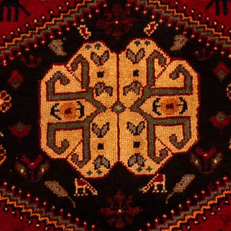 Perski dywan - Nomadyczny - 310 x 201 cm - ciemna czerwień