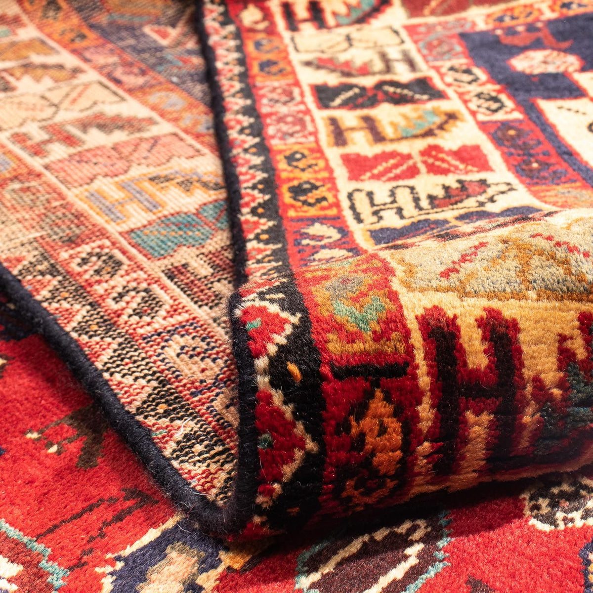 Perski dywan - Nomadyczny - 310 x 201 cm - ciemna czerwień