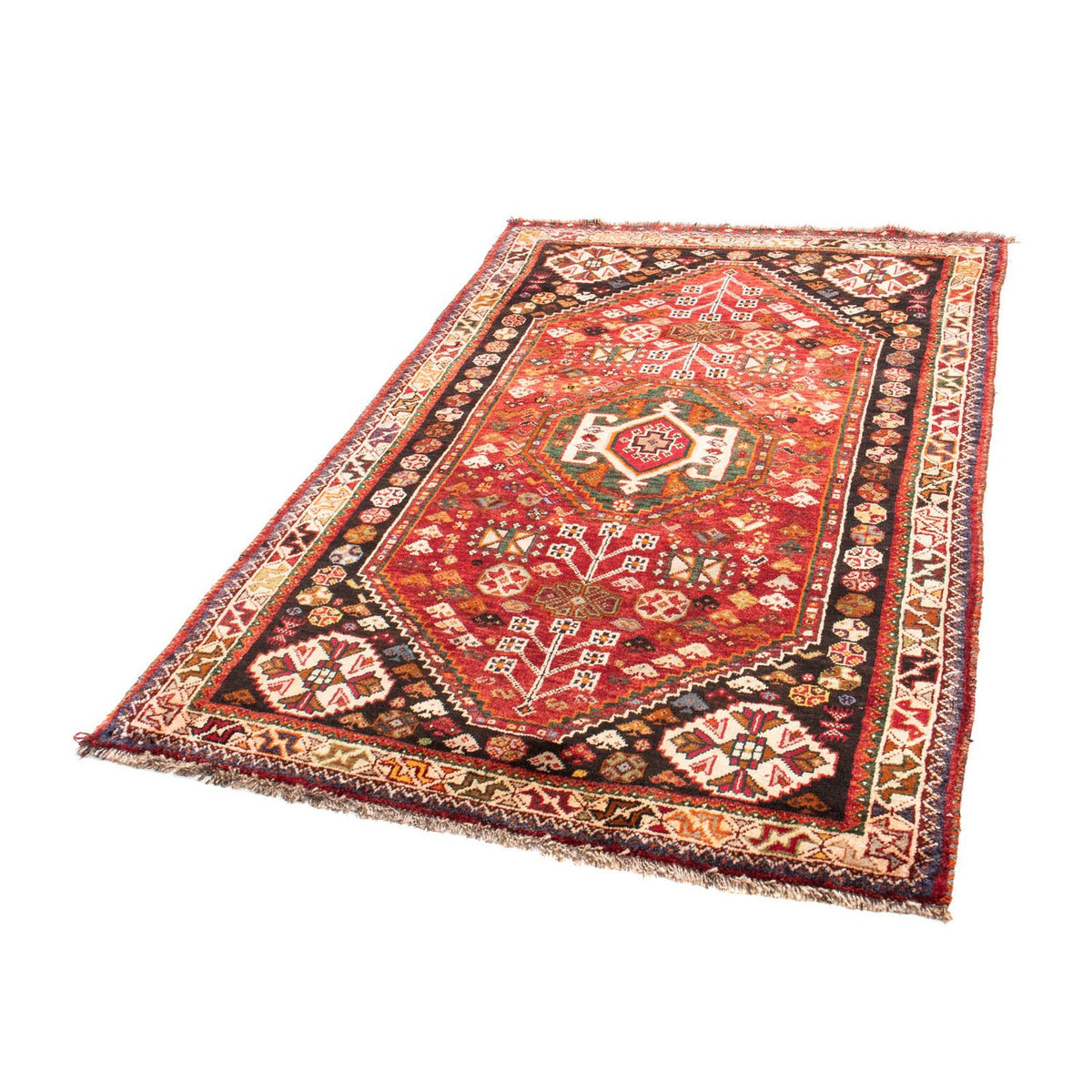 Perski dywan - Nomadyczny - 171 x 110 cm - ciemna czerwień